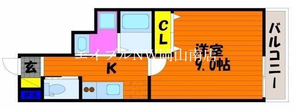 岡山駅 バス30分  福富西一丁目下車：停歩7分 1階の物件間取画像